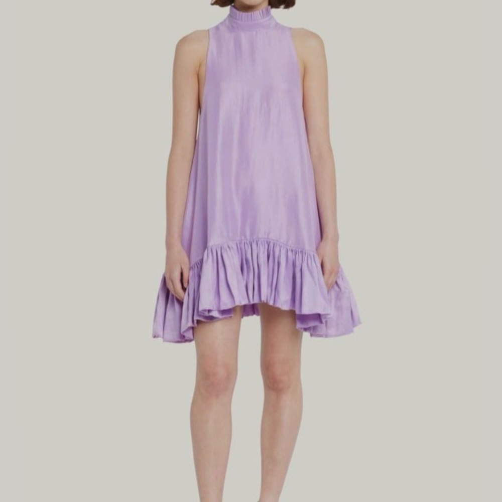 Azeeza Alcott Mini Dress in Amethyst Size XS
